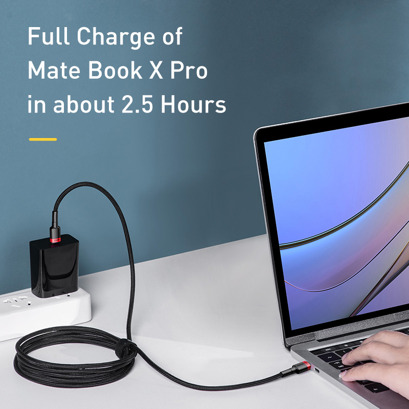 Кабель Baseus 100 Вт USB-C для быстрой зарядки