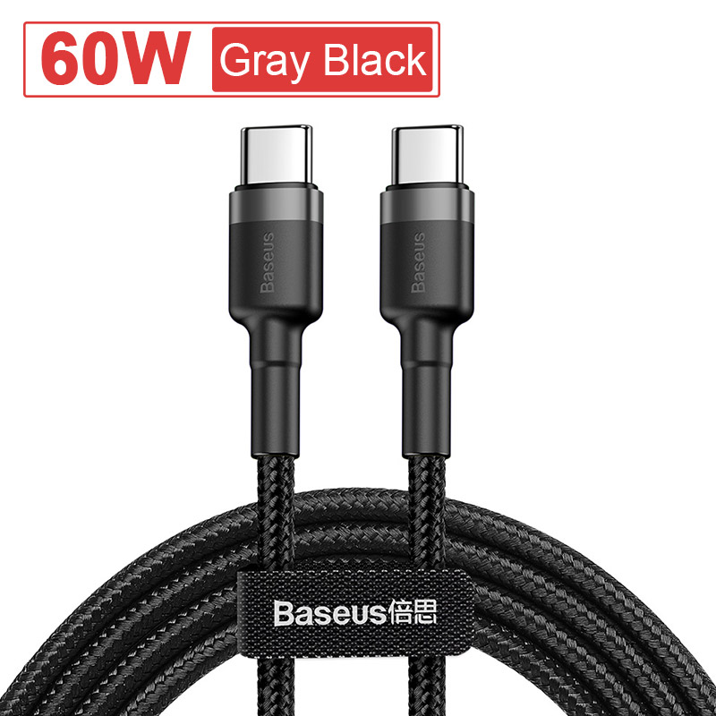 Кабель Baseus 100 Вт USB-C для быстрой зарядки