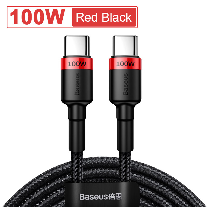 Кабель Baseus 100 Вт USB-C для быстрой зарядки