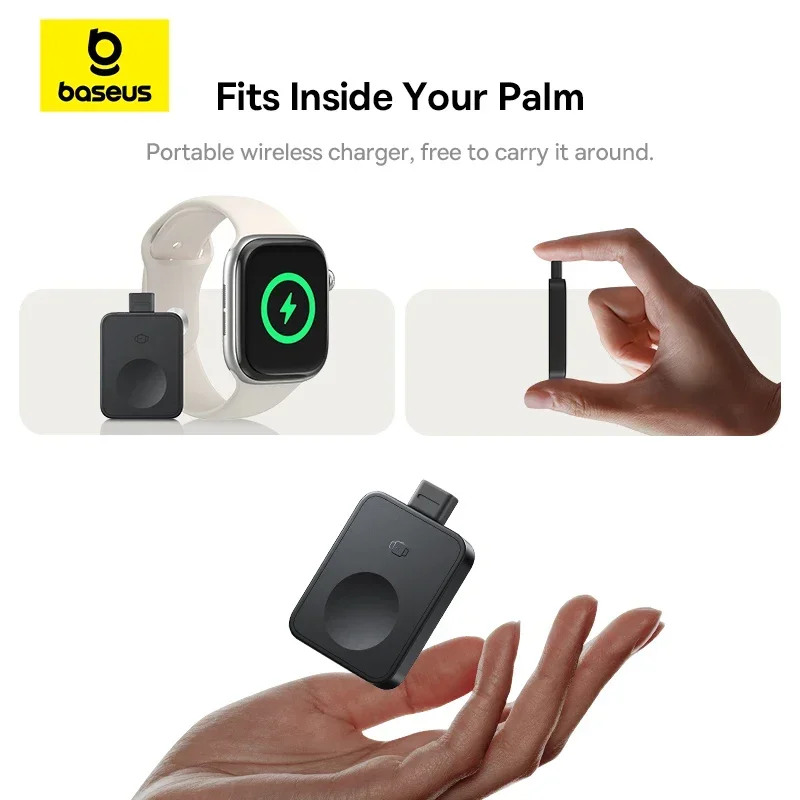 Беспроводное магнитное зарядное устройство Baseus MagPro для Apple Watch