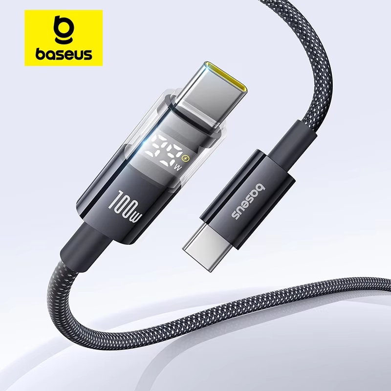 Кабель Baseus USB C 100 Вт - быстрая зарядка