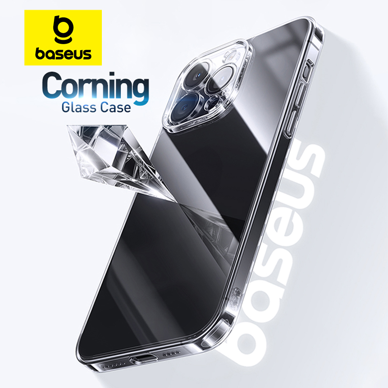 Чехол из закаленного стекла Baseus для iPhone 17/16/15 Pro Max