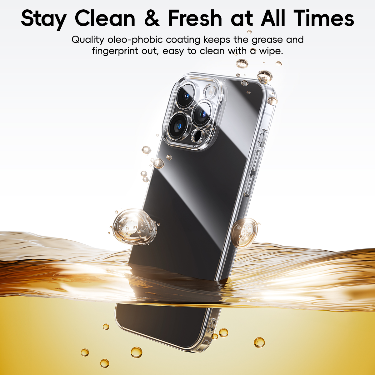 Чехол из закаленного стекла Baseus для iPhone 17/16/15 Pro Max