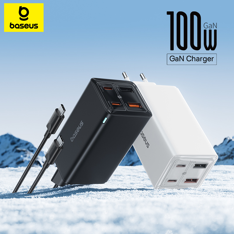 Зарядное устройство Baseus 100 Вт GaN 6 - USB C для Mac и iPhone
