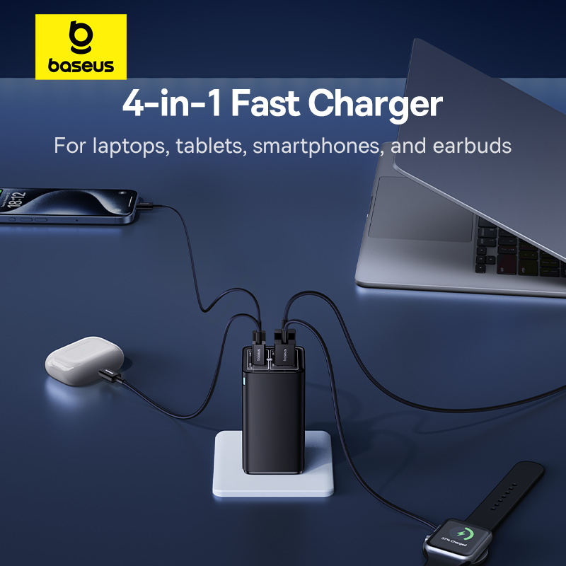 Зарядное устройство Baseus 100 Вт GaN 6 - USB C для Mac и iPhone