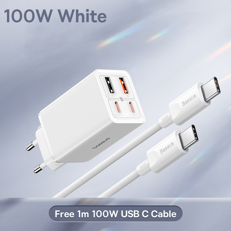 Зарядное устройство Baseus 100 Вт GaN 6 - USB C для Mac и iPhone