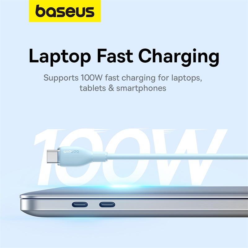 Кабель Baseus 100 Вт USB C для iPhone, Samsung и других устройств.
