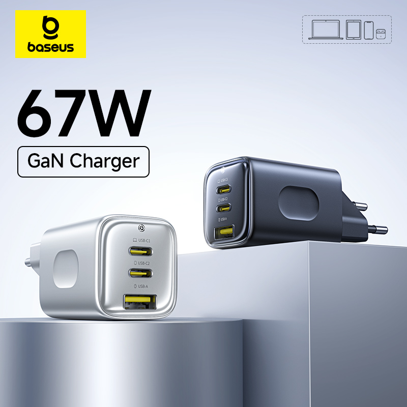 Зарядное устройство Baseus Picogo 67W GaN