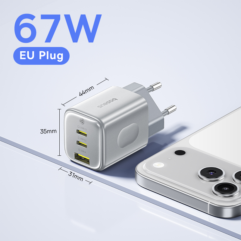 Зарядное устройство Baseus Picogo 67W GaN