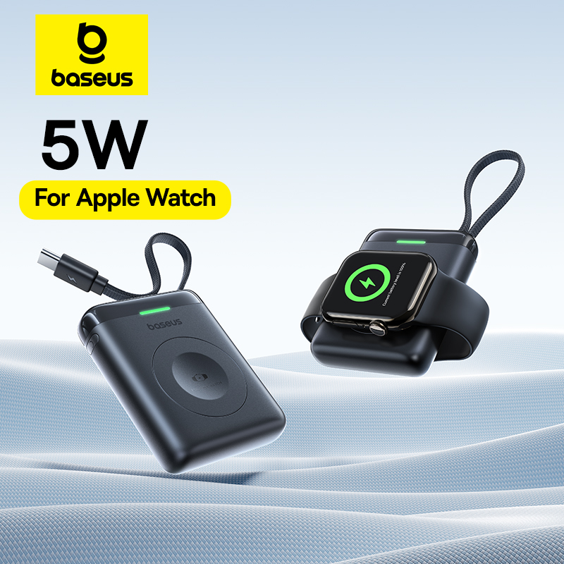 Беспроводное магнитное зарядное устройство Baseus для Apple Watch