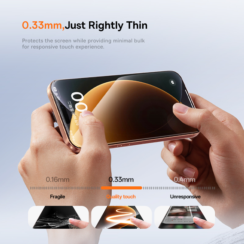 Защитная пленка из закаленного стекла Baseus для iPhone