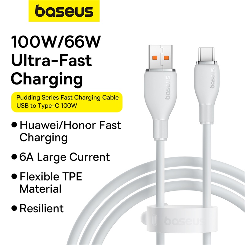 Кабель Baseus USB Type-C — провод для быстрой зарядки