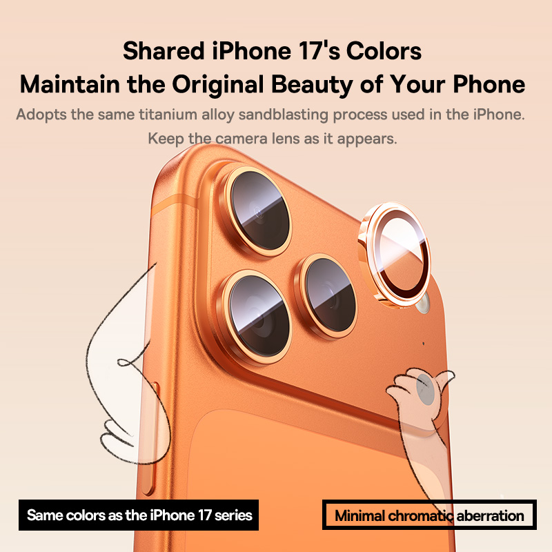 Защитные пленки для объективов Baseus для iPhone 17 серии