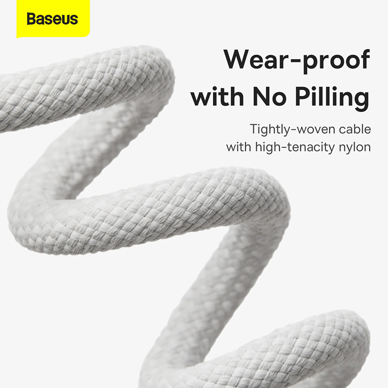 USB-C кабель Baseus — быстрая зарядка, прочный.