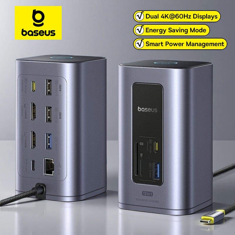 Док-станция Baseus 12-в-1 USB C Hub