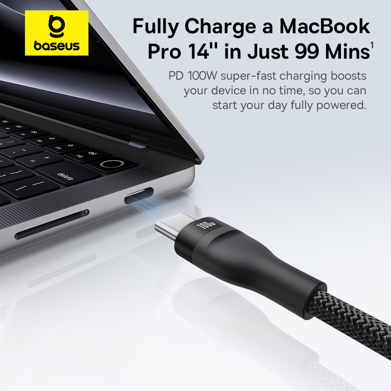 Кабель Baseus 3 в 1 USB-C — быстрая зарядка и передача данных