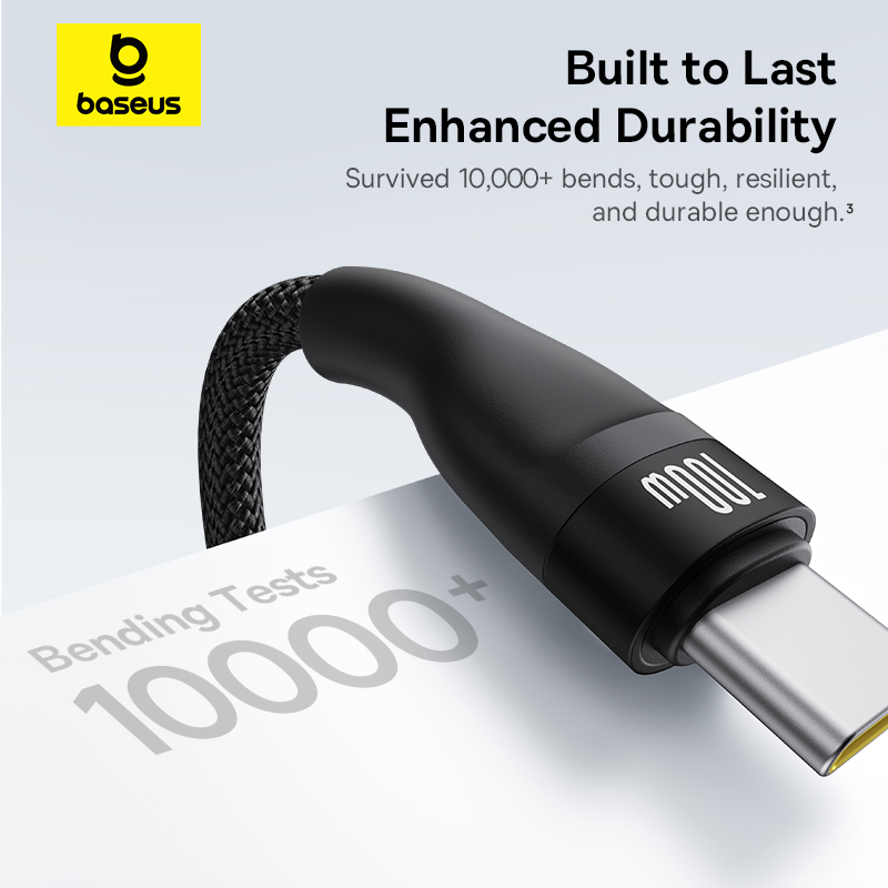 Кабель Baseus 3 в 1 USB-C — быстрая зарядка и передача данных