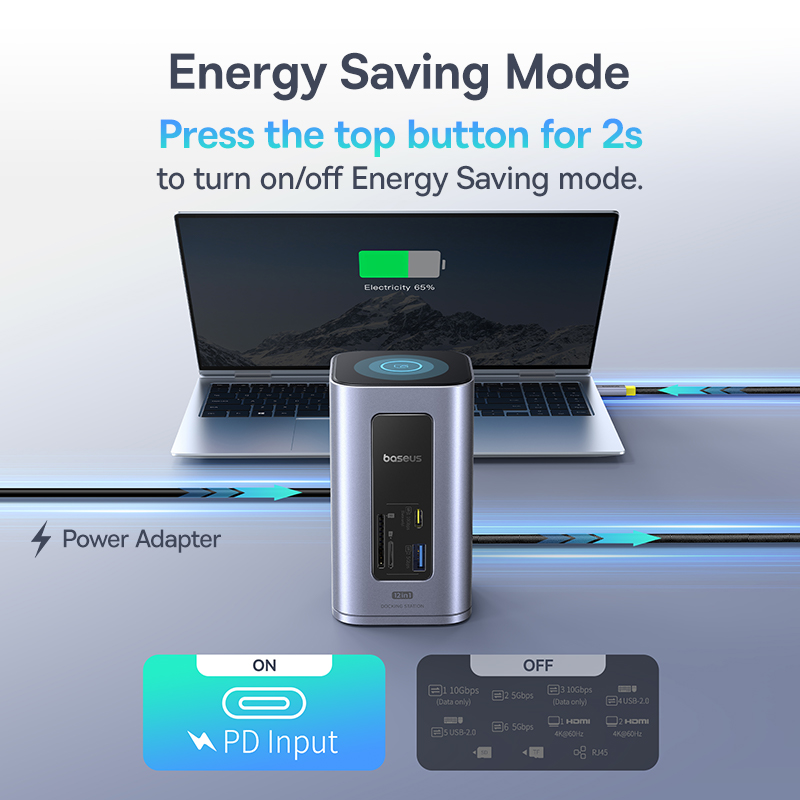 Док-станция Baseus 12-в-1 USB C Hub