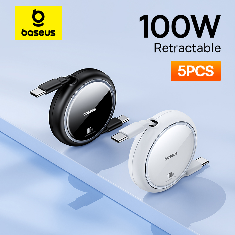 Выдвижной USB-C кабель Baseus 100 Вт