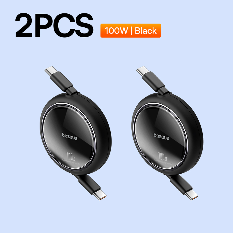 Выдвижной USB-C кабель Baseus 100 Вт