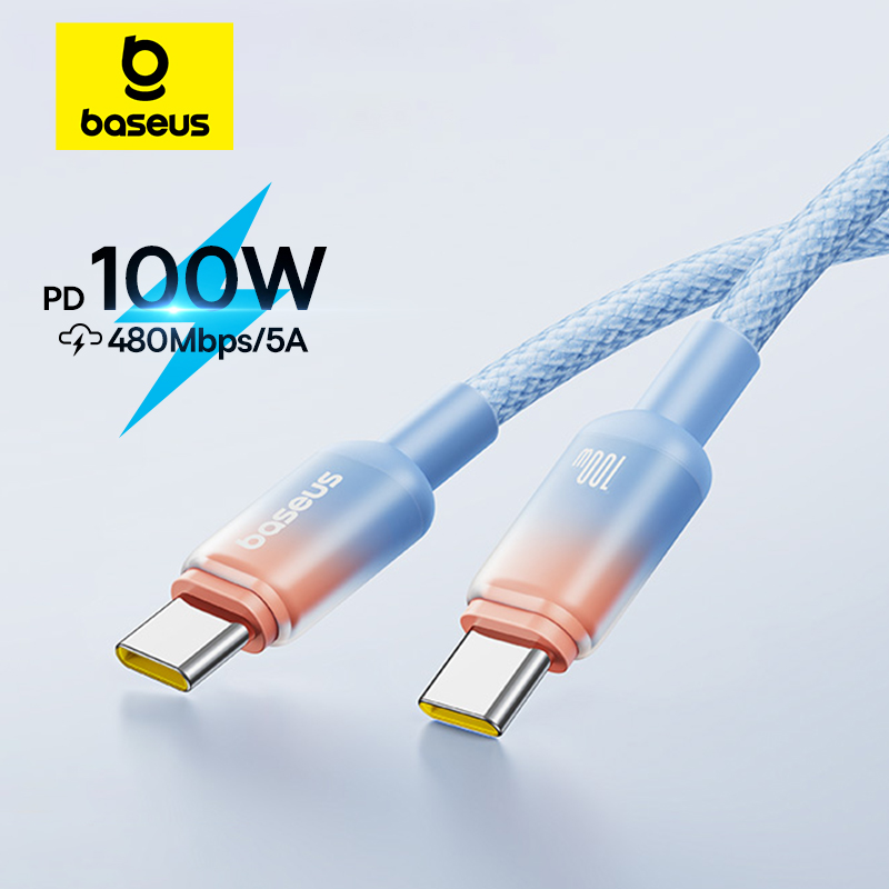 Кабель Baseus 100 Вт USB C для iPhone и ноутбуков