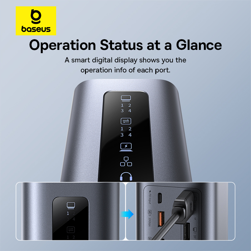 Док-станция Baseus 11-в-1 с разъемом USB C