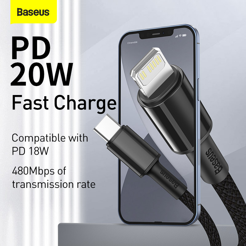 Кабель Baseus 20 Вт для быстрой зарядки iPhone через USB-C
