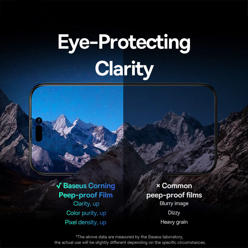Защитная пленка из закаленного стекла Baseus Corning для iPhone