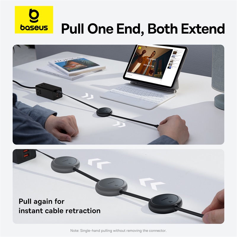 Выдвижной USB-C кабель Baseus - быстрая зарядка