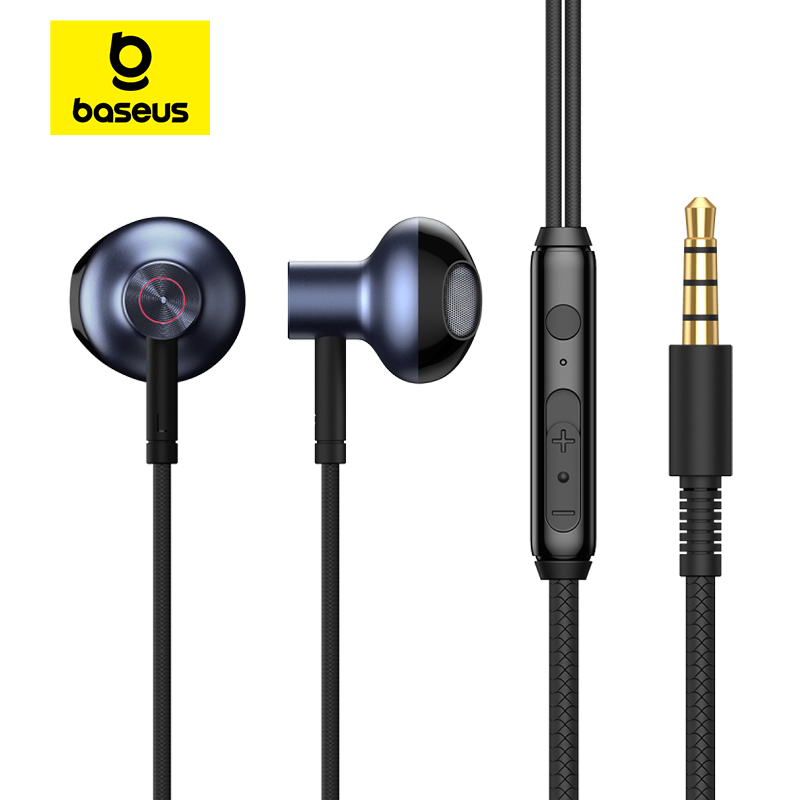 Проводные наушники Baseus H19 - 6D стереобас