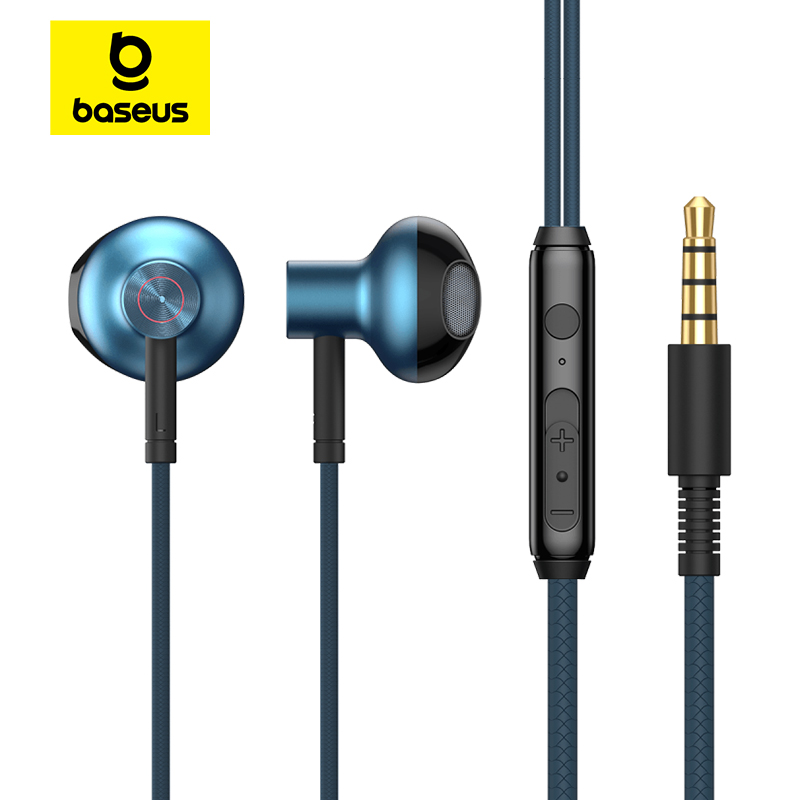 Проводные наушники Baseus H19 - 6D стереобас