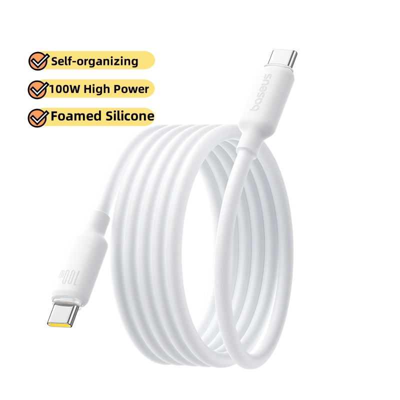 Кабель USB-C из вспененного силикона Baseus </title>