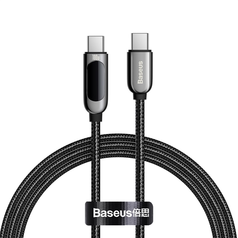 Кабель Baseus 100 Вт USB C — C для быстрой зарядки