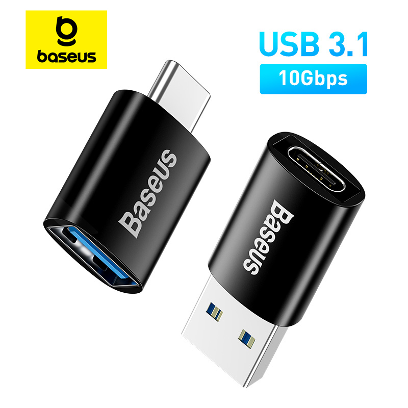 Адаптер Baseus USB 3.1 OTG - Type C на USB