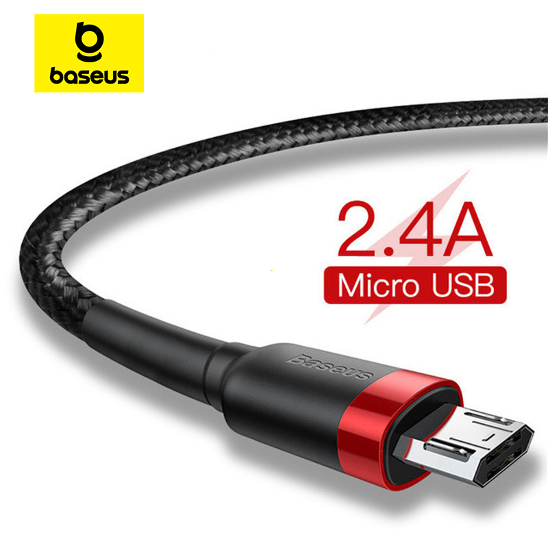 USB-кабель Baseus Micro C — быстрая зарядка 2,4 А