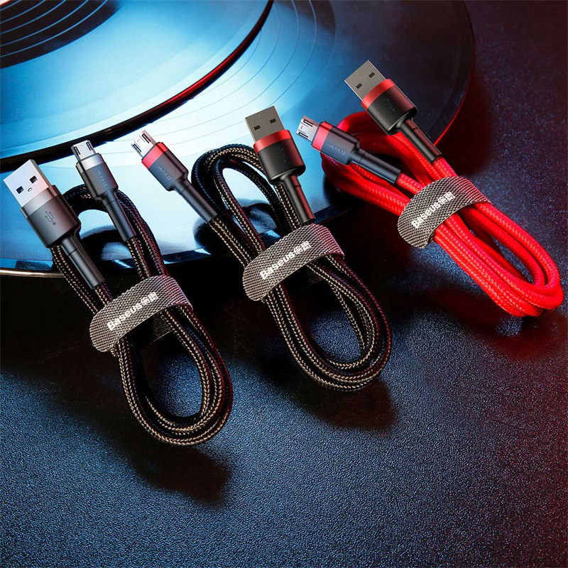 USB-кабель Baseus Micro C — быстрая зарядка 2,4 А