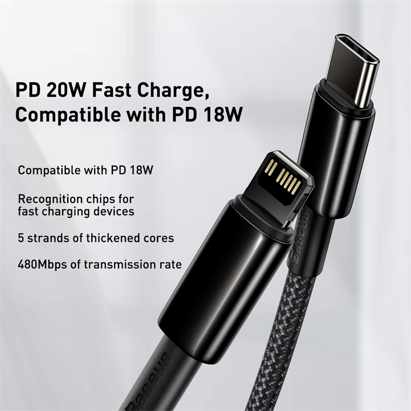 Baseus 20W USB C Kablosu (iPhone, iPad, Macbook için)