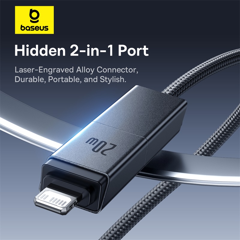 USB-кабель Baseus 4-в-1: быстрая зарядка и синхронизация данных.