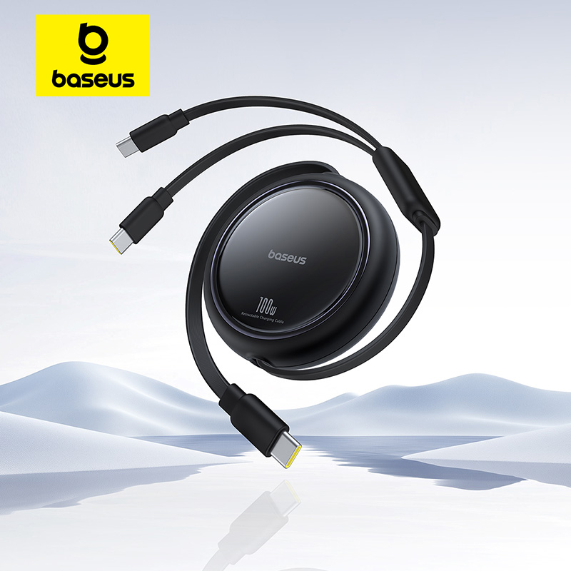 Выдвижной USB-C кабель Baseus - быстрая зарядка