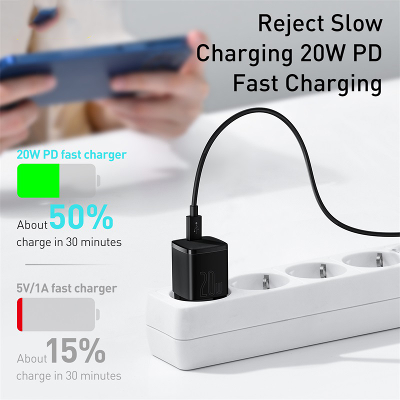 Портативное зарядное устройство Baseus 20 Вт с разъемом USB-C