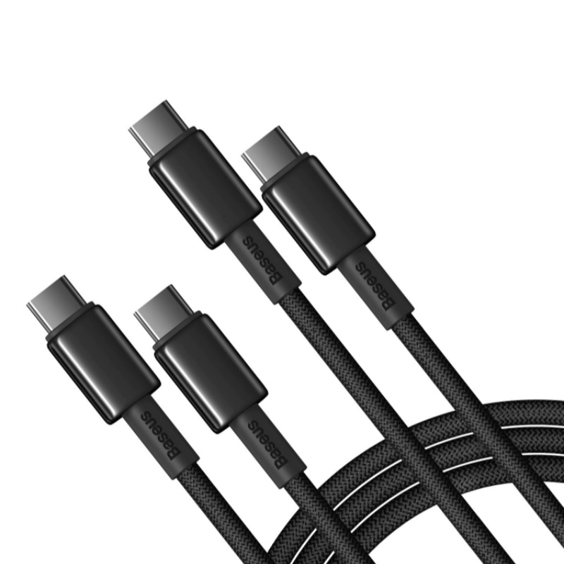 Комплект из 2 кабелей Baseus 100 Вт USB C — C.