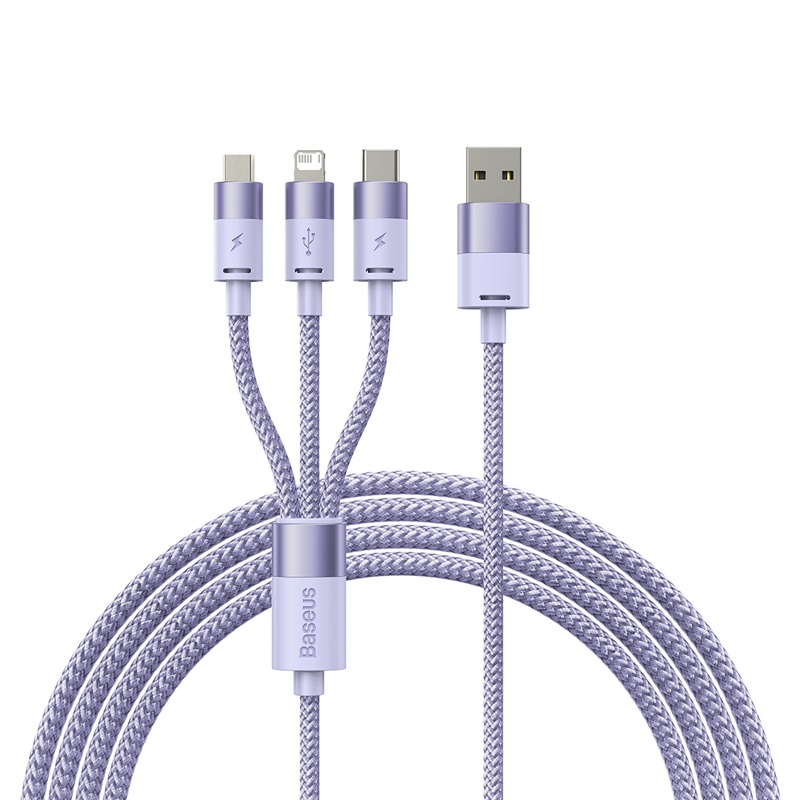 Кабель Baseus 3-в-1 USB C