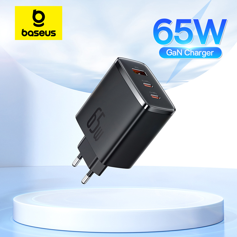 Зарядное устройство Baseus 65 Вт GaN - быстрая зарядка Type-C