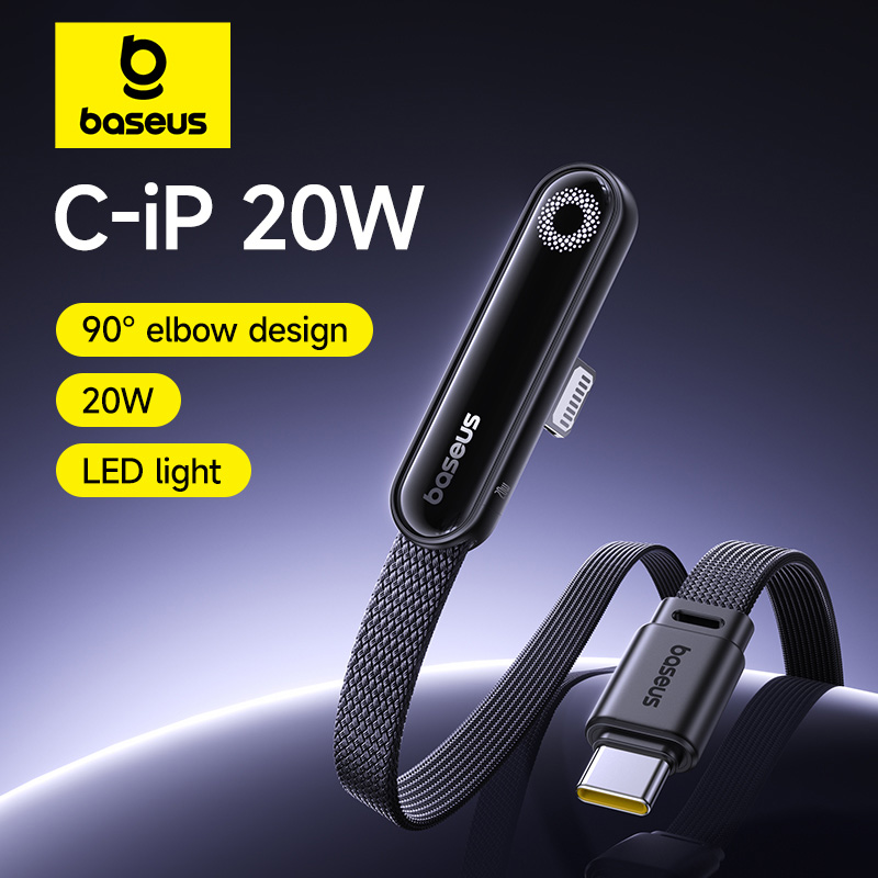 USB-C кабель Baseus MVP3 с угловым разъемом — быстрая зарядка