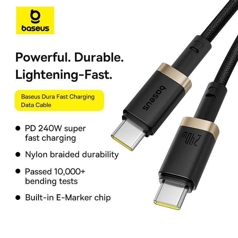 Кабель Baseus 240 Вт USB-C — USB-C