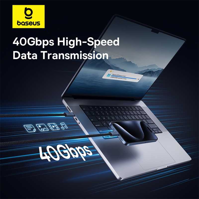 Кабель Baseus 240 Вт USB C для iPhone и MacBook