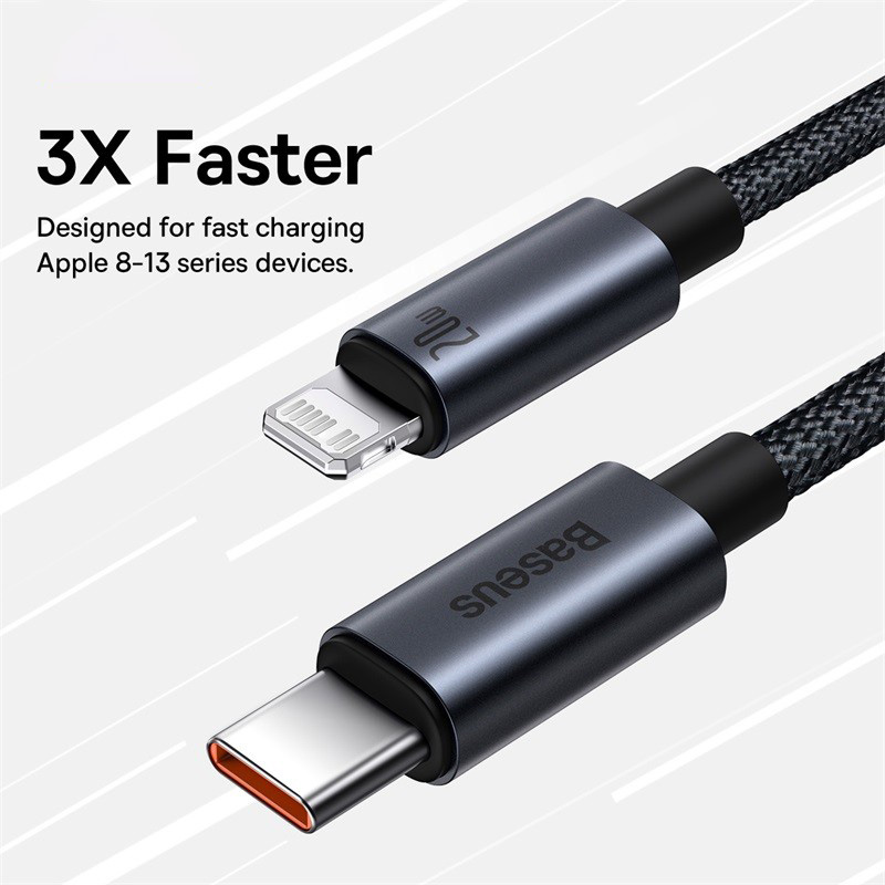 USB-C кабель Baseus для iPhone и других устройств.