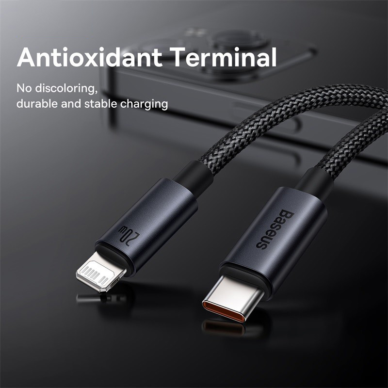 USB-C кабель Baseus для iPhone и других устройств.