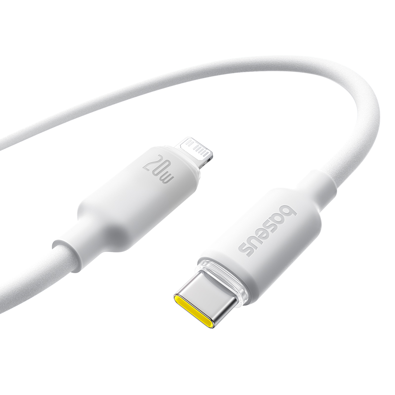 Силиконовый USB-C кабель Baseus из пеноматериала для iPhone