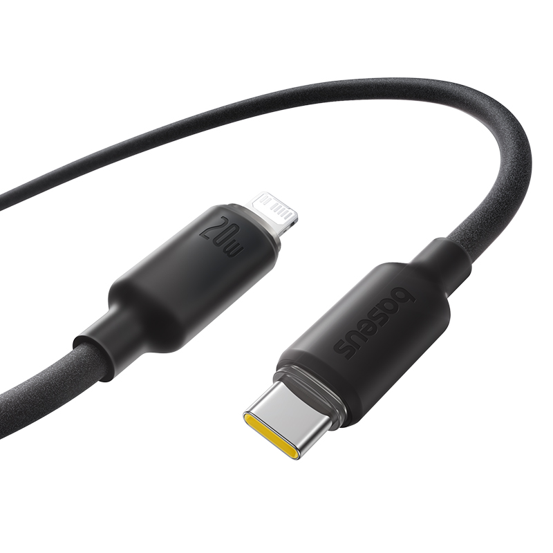 Силиконовый USB-C кабель Baseus из пеноматериала для iPhone